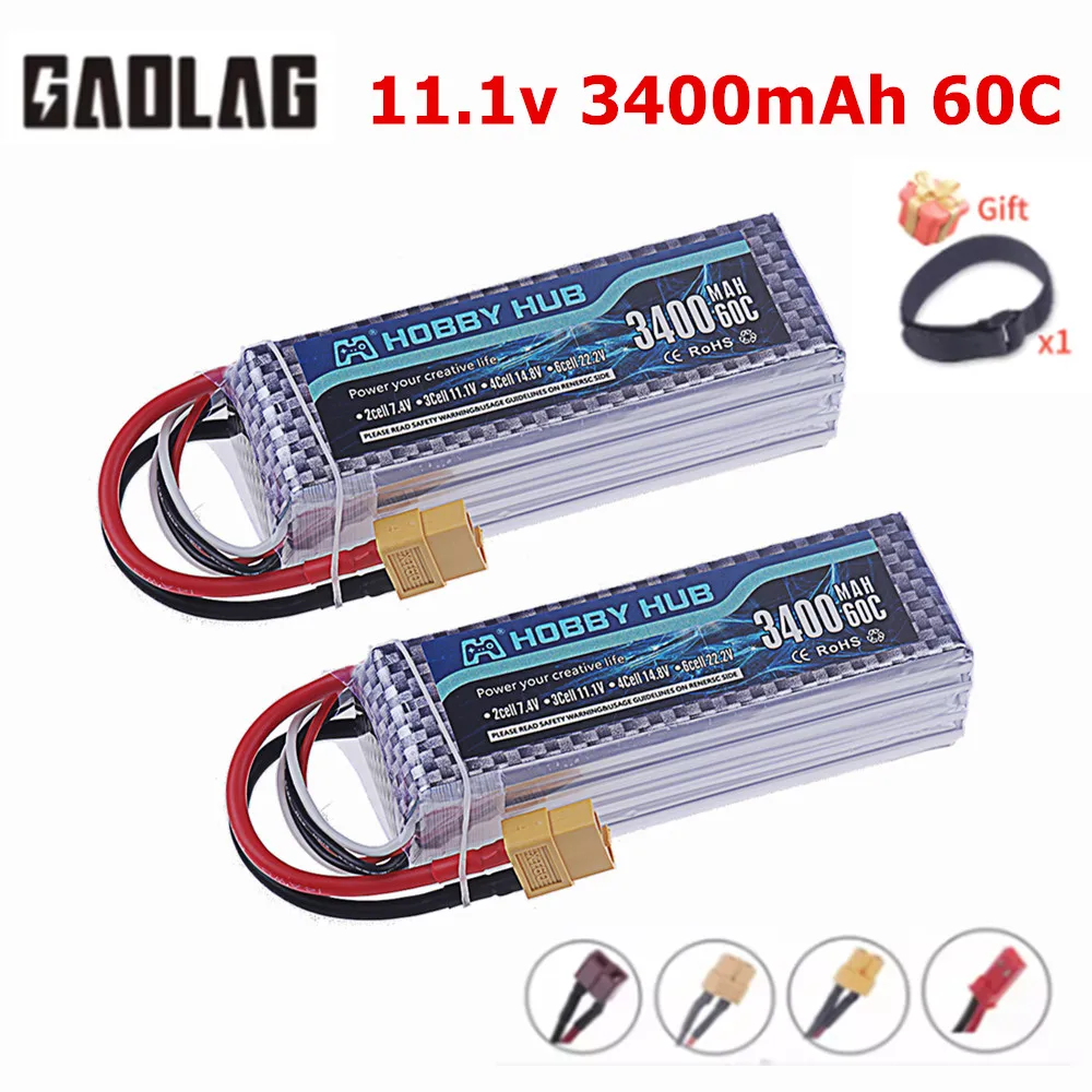 Drone Rc Truck - 3S Lipo Batterij 11.1V 3400mAh 60C