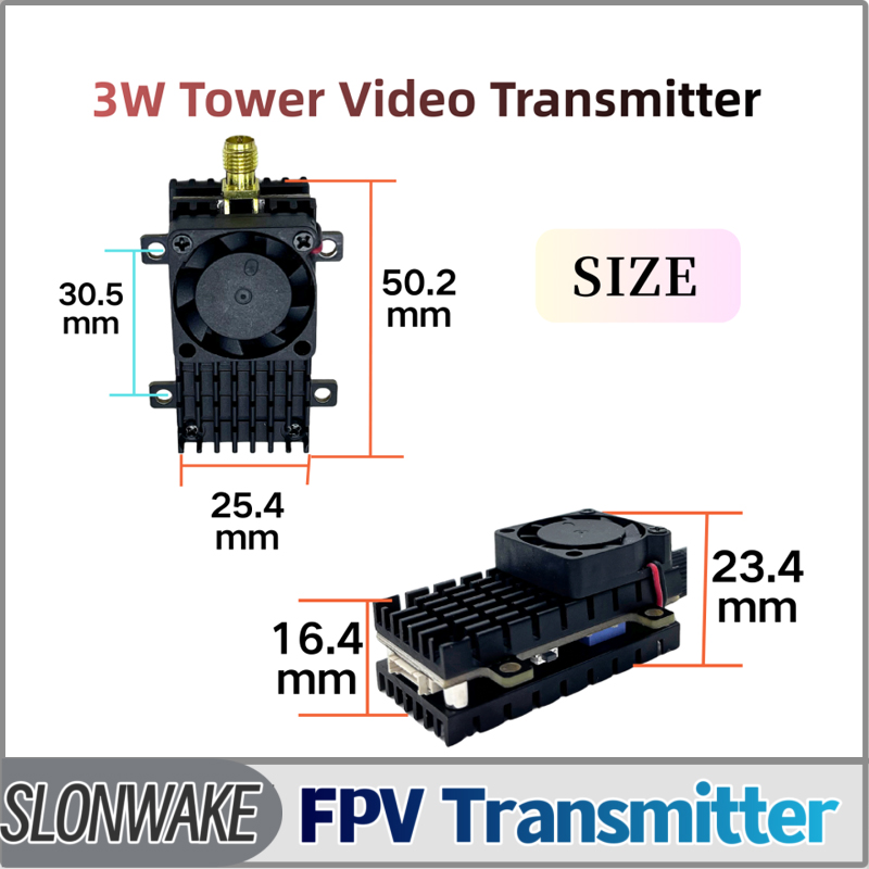 Drone Rc Airplane - SLONWAKE 5.8G 3000mW Simulatie VTX FPV