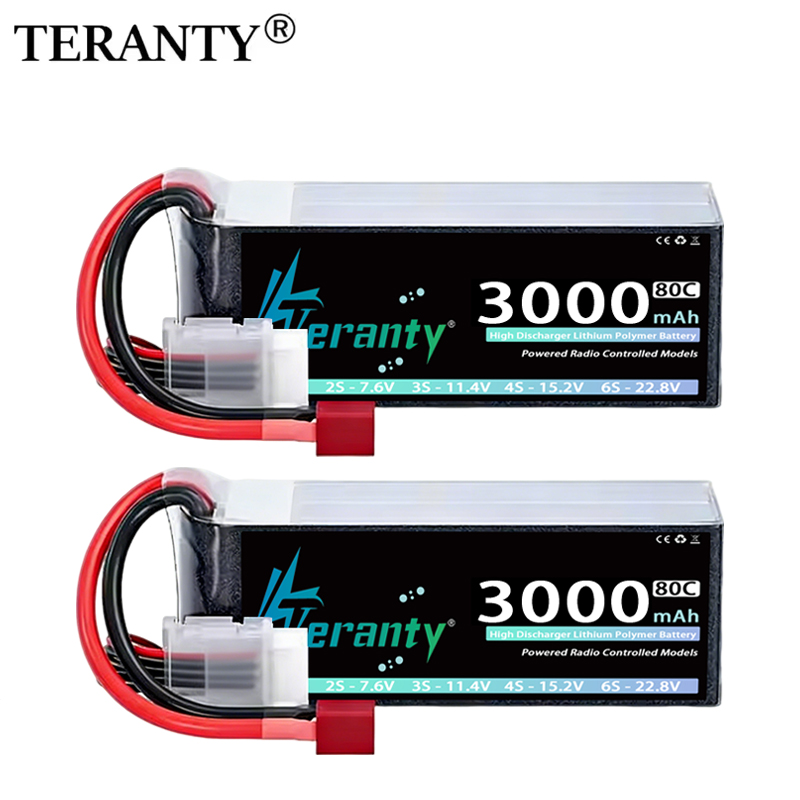 Drone Rc Truck - 2 stuks TERANTY 14.8V 15.2V Lipo