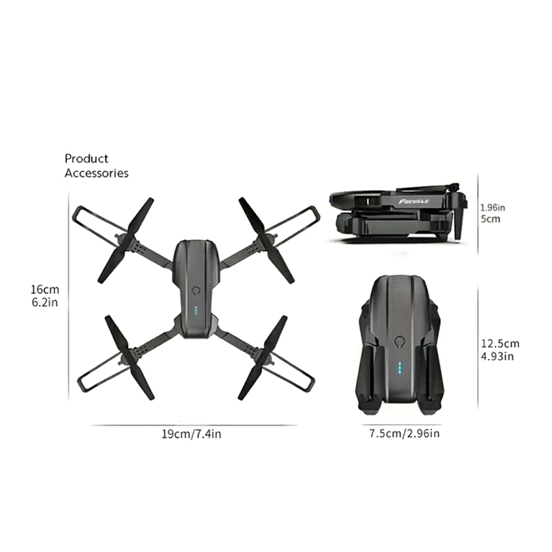 E99 Pro Mini RC Drone FACEGLE  - Drone Rc E99 recensie en prijs