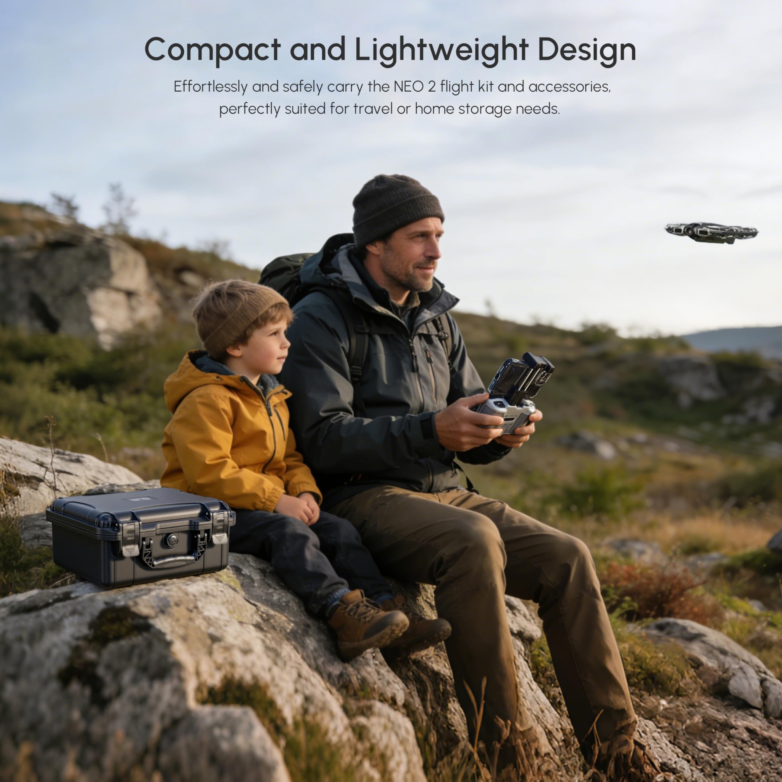 NEO 2 Case, waterdichte harde  - Drone Neo Rc recensie en prijs