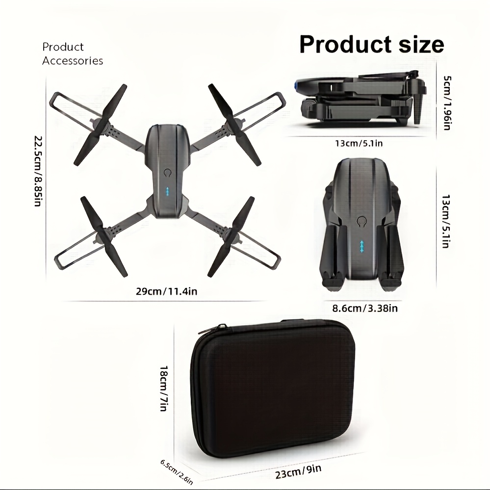 E99 opvouwbare RC-drone met du - Drone Rc E99 recensie en prijs