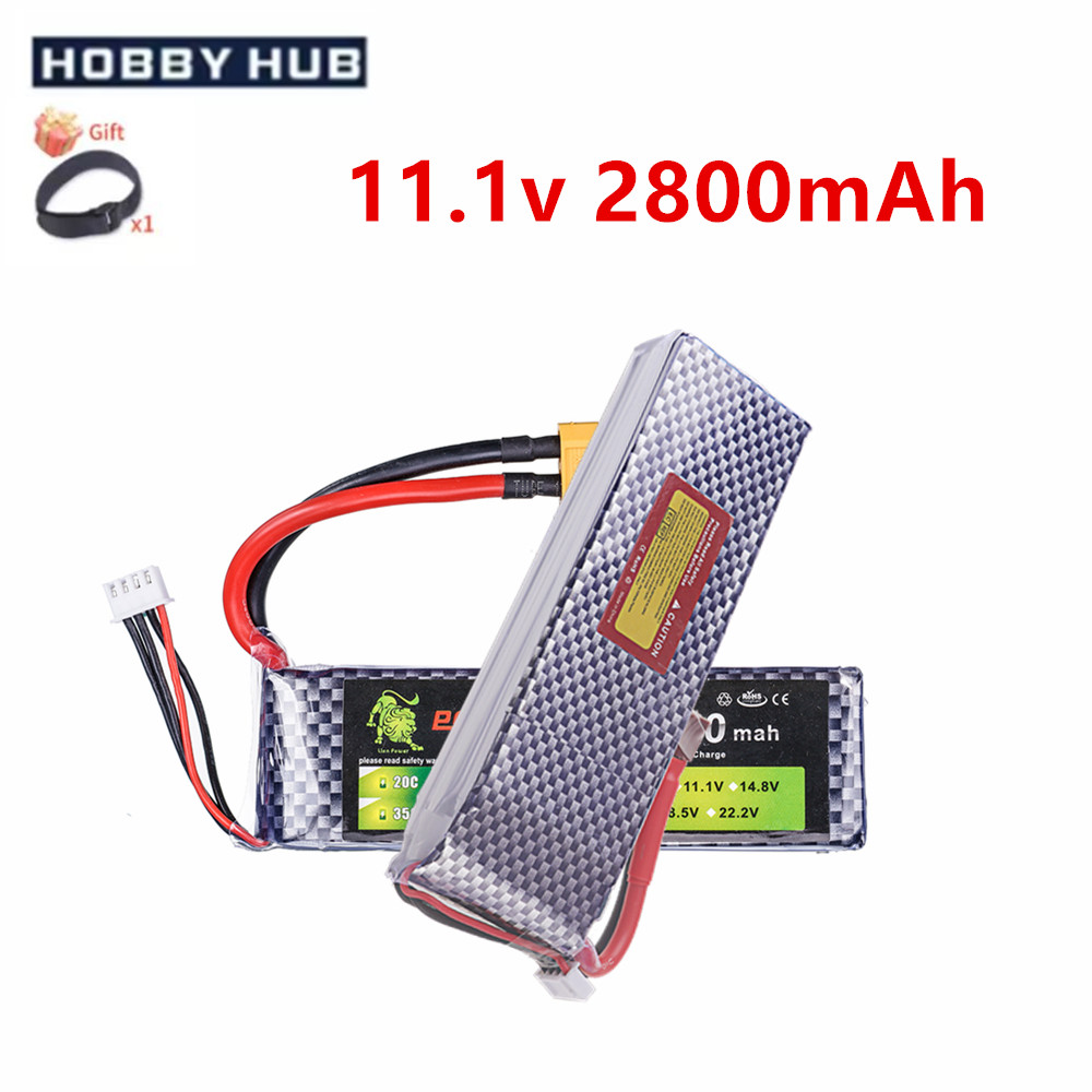 3S Lipo Batterij 11.1V 2800mAh - Drone Rc Truck recensie en prijs