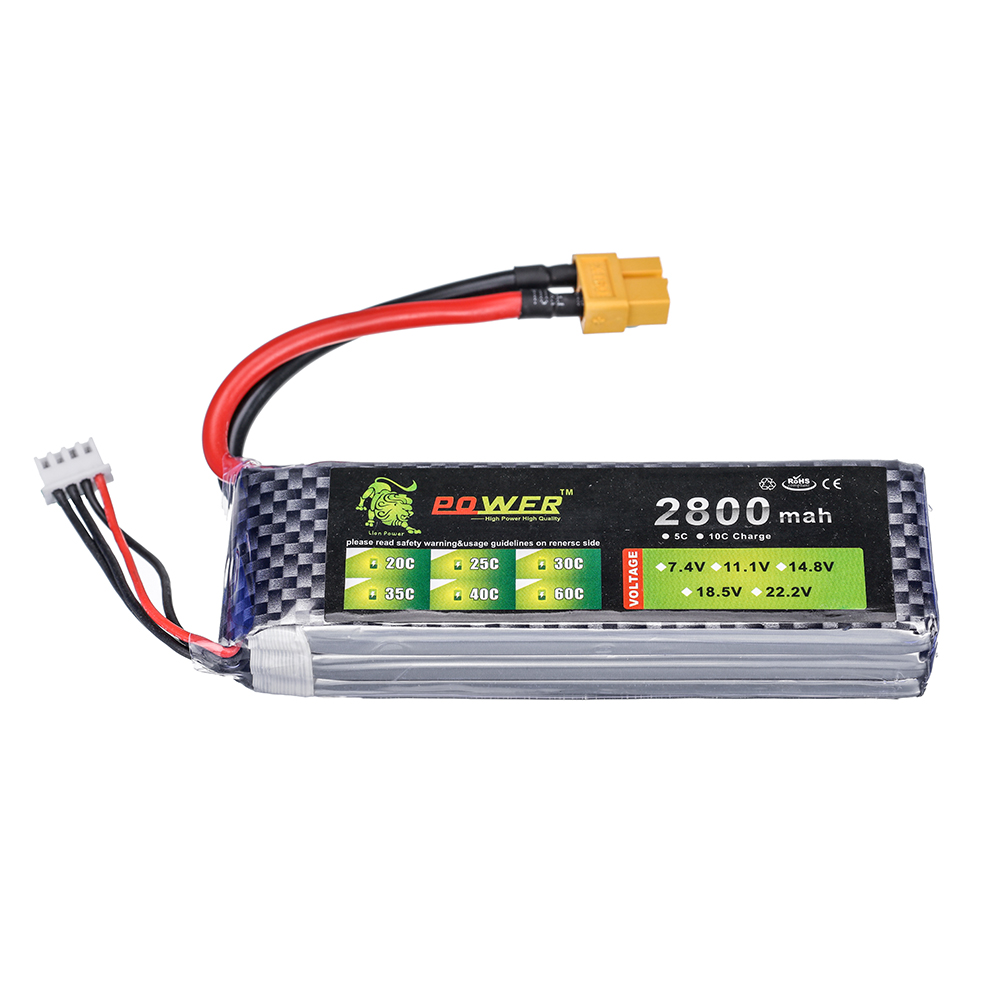 3S Lipo Batterij 11.1V 2800mAh - Drone Rc Truck recensie en prijs