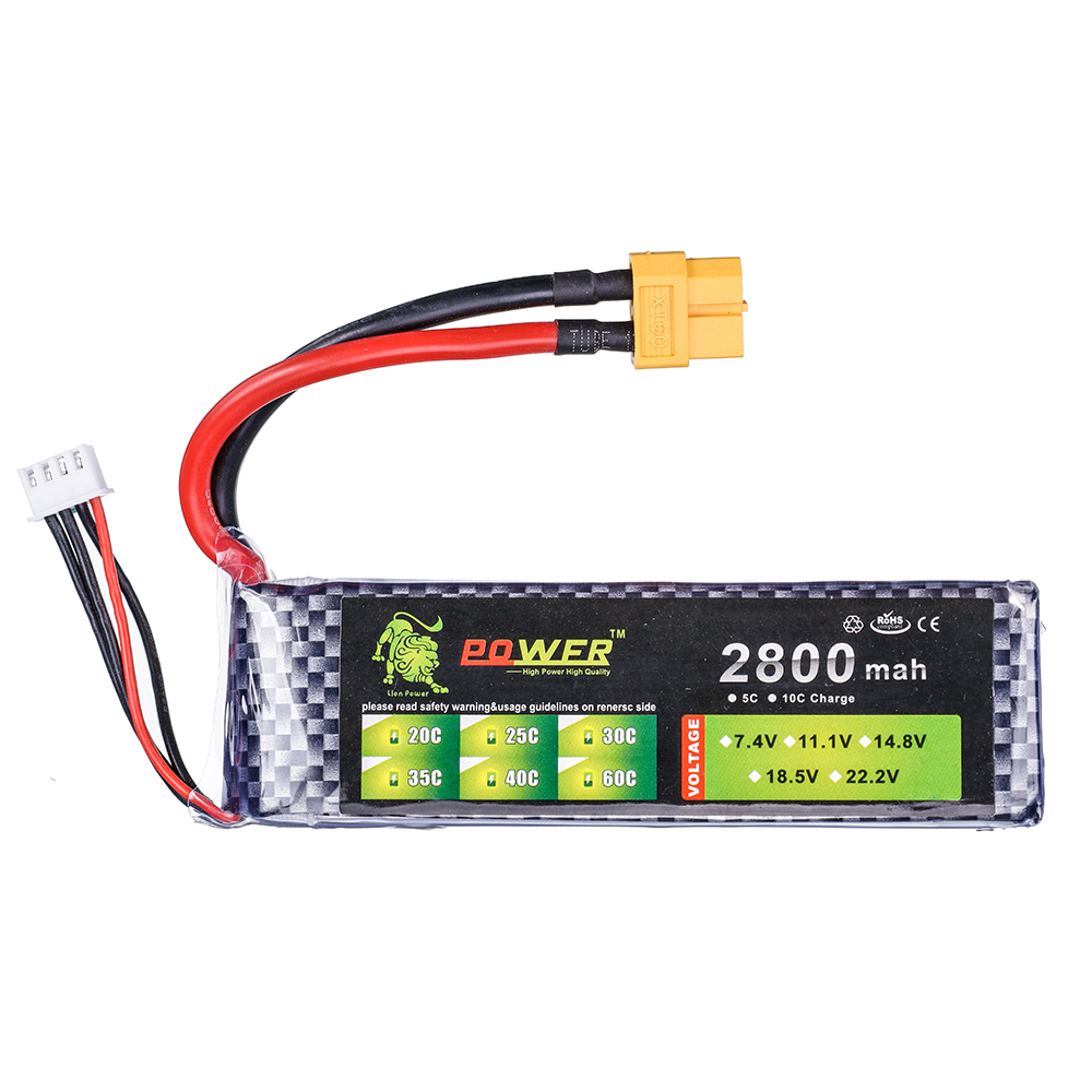3S Lipo Batterij 11.1V 2800mAh - Drone Rc Truck recensie en prijs