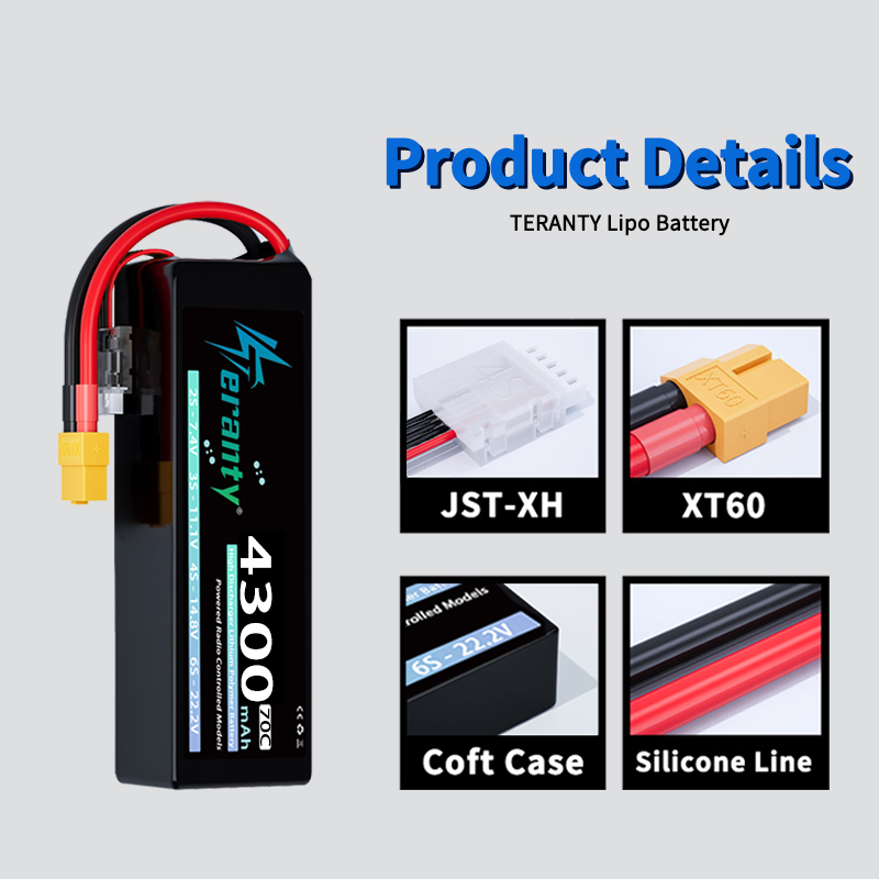 TERANTY 4S 4300mAh 14.8V 70C 1 - Drone Rc Truck recensie en prijs