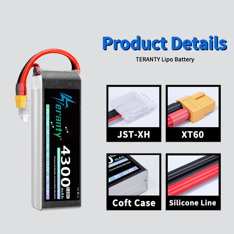 TERANTY 4S 4300mAh 14.8V 70C 1 - Drone Rc Truck recensie en prijs