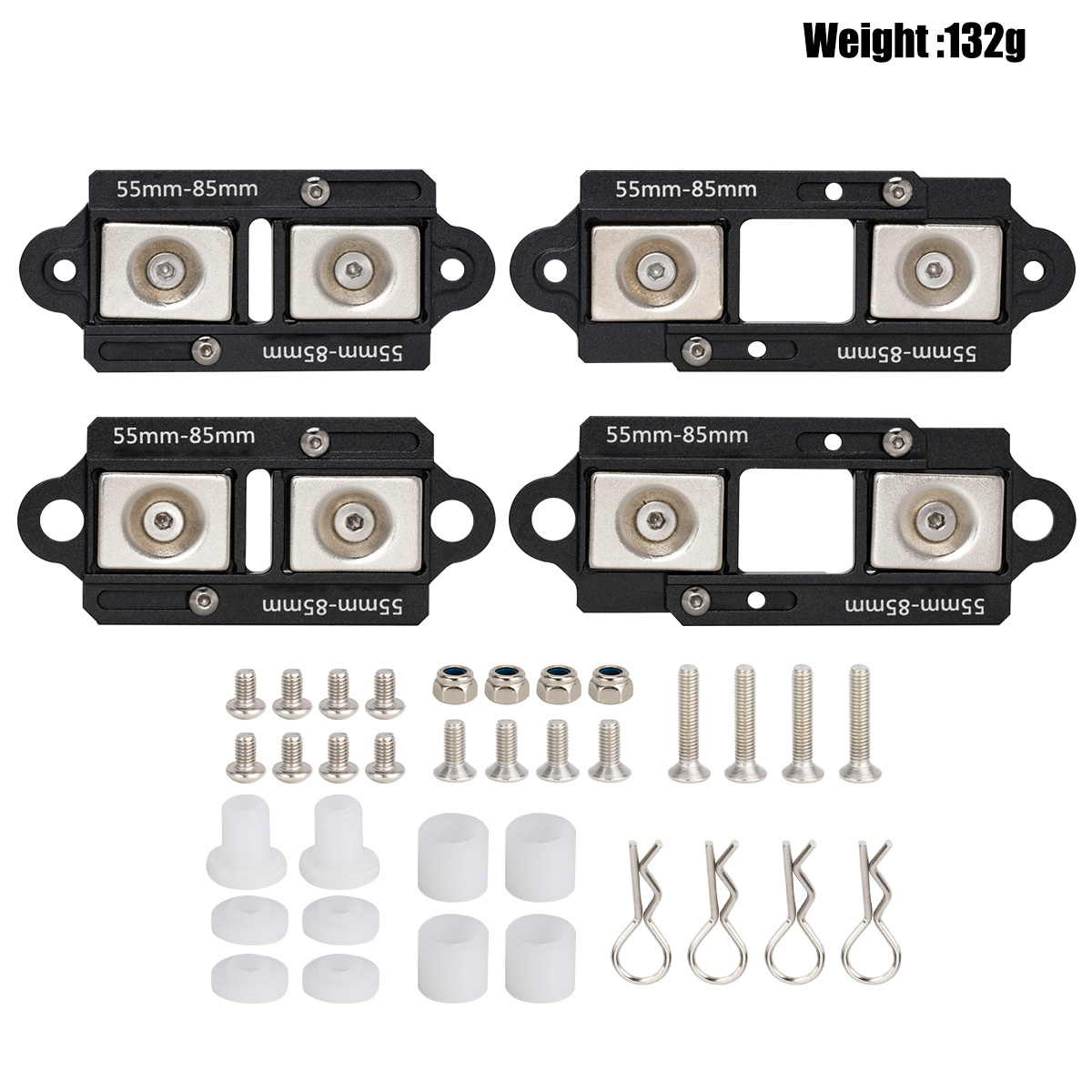4 STUKS 55-85mm Verstelbare Ma - Rc Car Body Shell recensie en prijs