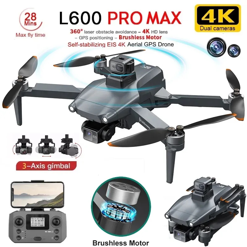 L600 PRO MAX GPS Drone Profess - Drone Rc Plegable recensie en prijs
