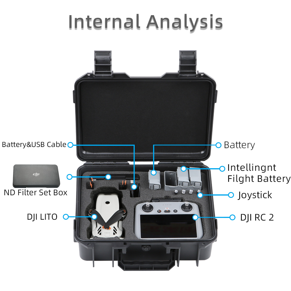 DJI LITO 1 X1 Drone Harde Koff - Drone Dji Rc N3 recensie en prijs