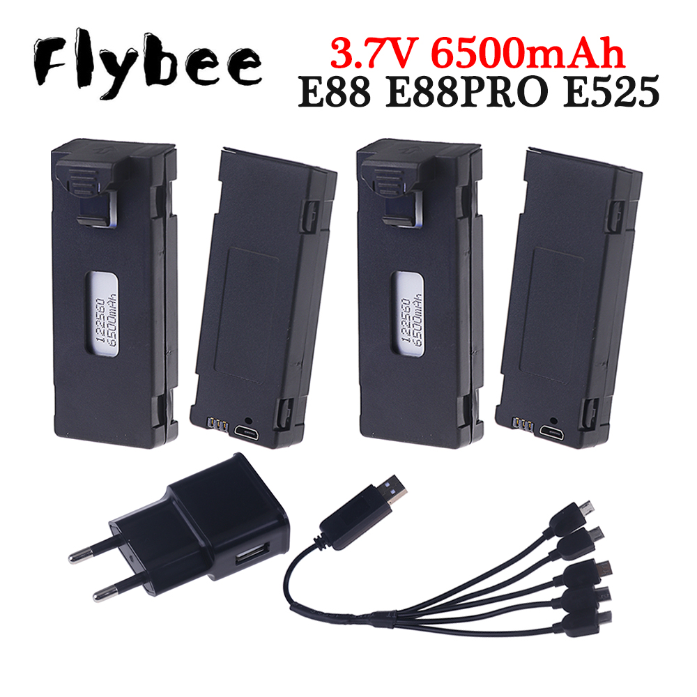Oplaadbare 3.7V 6500Mah Batter - Drone Rc E99 recensie en prijs